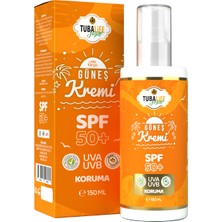 TUBALIFE Spf 50+ Güneş Kremi 150 ml  - Cilt Aydınlatıcı, Ton Eşitleyici, Uva Uvb Koruyucu