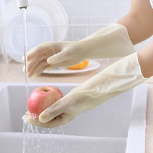 Zhuxi Shop B Açık Sarı Tarzı L Boyutu Jöle Renginde Papatya Su Geçirmez Ev Eldiveni Bulaşık Eldiveni Ev Temizlik Eldiveni Sebze Yıkama Eldiveni (Yurt Dışından)
