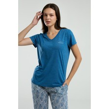Arnetta Kadın Lacivert Pijama Takımı
