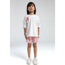 RolyPoly Kız Çocuk Beyaz Şort Takım