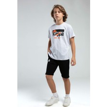 Kappa Erkek Çocuk Gri T-Shirt
