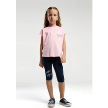 U.S. Polo Assn. U.S. Polo Assn.. Kız Çocuk Pembe Tayt Takım