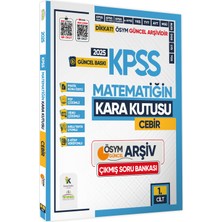 Karakutu Yayınları 2025 MEB - AGS Matematiğin Kara Kutusu 1. Cilt Cebir Çıkmış Soru Bankası