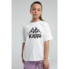 Kappa Kız Çocuk Beyaz T-Shirt