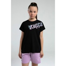 Kappa Kız Çocuk Siyah T-Shirt