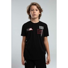 Kappa Erkek Çocuk Siyah T-Shirt