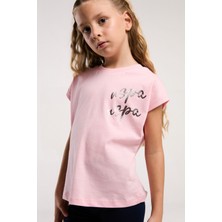 U.S. Polo Assn. U.S. Polo Assn.. Kız Çocuk Pembe Tayt Takım