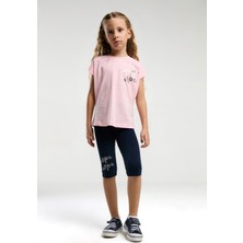 U.S. Polo Assn. U.S. Polo Assn.. Kız Çocuk Pembe Tayt Takım