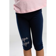 U.S. Polo Assn. U.S. Polo Assn.. Kız Çocuk Pembe Tayt Takım