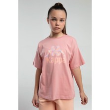 Kappa Kız Çocuk Pembe T-Shirt