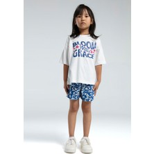 RolyPoly Kız Çocuk Beyaz Şort Takım