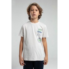 Kappa Erkek Çocuk Krem T-Shirt