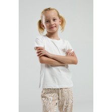 Arnetta Kız Çocuk Beyaz Pijama Takımı