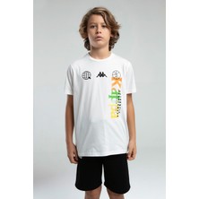 Kappa Erkek Çocuk Beyaz T-Shirt