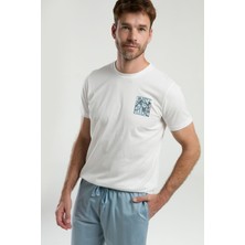 Arnetta Erkek Beyaz Bermuda Takım