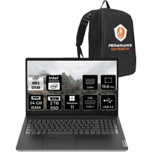 Lenovo V15 Gen 4 Intel Core I5 13420H 24GB 2tb SSD 15.6" Fhd W11H Taşınabilir Bilgisayar & Per4 Çanta 83A100A5TRP344