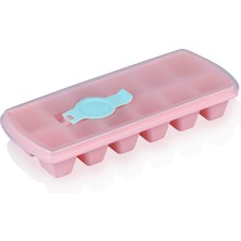 Hometarz Silikon Buz Kalıbı 12 Bölmeli Buzluk Bas Çıkar Buz Küpü