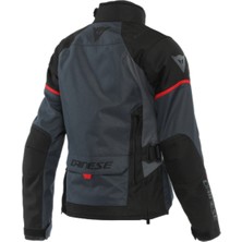 Dainese Tempest 3 Ebony Black Lava Red D-Dry Kadın Mont