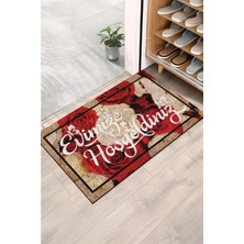 Monnhein Güllerle Karşılama Kapı Önü Paspası