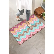 Monnhein Etnik Dalga Kapı Önü Paspası