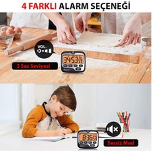 Thermopro TM01 Mutfak,spor, Ders Alarmlı Kronometre, Geri Sayım Sayacı ve Dijital Saat - 2 Adet