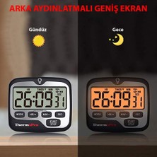 Thermopro TM01 Mutfak,spor, Ders Alarmlı Kronometre, Geri Sayım Sayacı ve Dijital Saat - 2 Adet