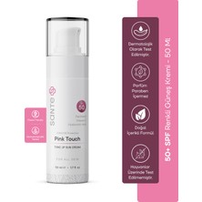 Sante Plus Cilt Tonu Eşitleyici Aydınlatıcı Pink Touch Renkli Güneş Koruyucu Krem SPF +50, 50 ML