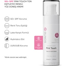 Sante Plus Cilt Tonu Eşitleyici Aydınlatıcı Pink Touch Renkli Güneş Koruyucu Krem SPF +50, 50 ML