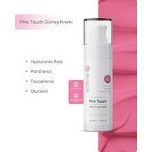 Sante Plus Cilt Tonu Eşitleyici Aydınlatıcı Pink Touch Renkli Güneş Koruyucu Krem SPF +50, 50 ML