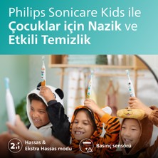 Philips Sonicare For Kids Şarjlı Diş Fırçası Çocuklar Için Sticker Hediyeli  / Hassas Sonic Fırça - HX3601/01