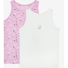 Penti Kız Çocuk Dog Family 2li Çok Renkli Atlet