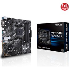 Asus Prime B550M-K AMD AM4 3.Nesil DDR4 VGA DVI HDMI Anakart