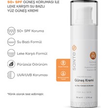 Sante Plus Su Bazlı Leke Karşıtı SPF 50+ Yüz Güneş Kremi 50 ML