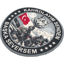 Kordak Kahrolayım Senden Başkasını Seversem Taktik Askeri Peç Patch