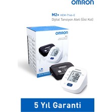 OMRON M2+ 30 Ölçüm Hafızalı Geniş Manşetli Üst Koldan Ölçer Dijital Tansiyon Aleti HEM-7146-E