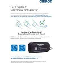 OMRON M2+ 30 Ölçüm Hafızalı Geniş Manşetli Üst Koldan Ölçer Dijital Tansiyon Aleti HEM-7146-E