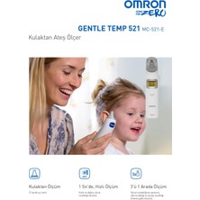 OMRON Gentle Temp 521, 3'ü 1 Arada Kulaktan  Ateş Ölçer