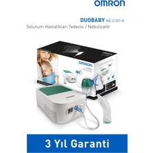 OMRON DuoBaby, Burun Aspiratörlü Alt ve Üst Solunum Yoluna Uygun Nebulizatör