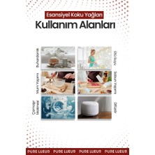 Pure Lueur 10'lu Karma Set Saf Esansiyel Uçucu Yağ Buhurdanlık Yağı Difüzör Esansı Aromaterapi, Ortam Kokusu