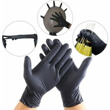 Zhuxi Shop B 150G Tarzı Xl Boyutu Büyük Dayanıklı Vinil Siyah Eldiven Evcil Hayvan Bakımı Araç Temizliği Yemek Pişirme Bulaşık Yıkama Mutfak Toz Ücretsiz Çalışma Eldivenleri (Yurt Dışından)