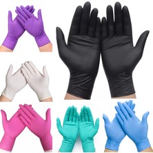 Zhuxi Shop B Şeffaf 25 Adet Tarzı M Boyutu Tek Kullanımlık Nitril Eldiven Çok (Yurt Dışından)