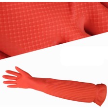 Zhuxi Shop B 1 Çift 45CM-B Stili Kauçuk Eldivenler Akvaryum Balık Tankı Sanayi Kalın Koruyucu Eldivenler Su Geçirmez Rubber Eldivenler Bulaşık Eldivenleri (Yurt Dışından)