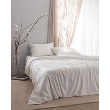 Madame Coco Loris King Size  Pamuk Nakışlı Nevresim Takımı - Ekru