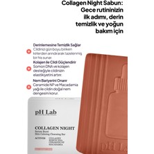 Phlab Collagen Night Kolajen ve Somon Dna'lı Gece Yüz Bakım Barı, Kolajen Sabunu, Porselen Cam Cilt