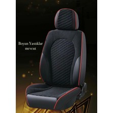 Turkuaz Deri Oto Koltuk Kılıfı Universa-Tam Set