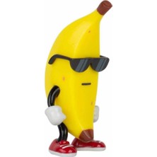 Stumble Guys 4'lü Mini Aksiyon Figür Seti - Ms Stumble - Capt Noheart – Banana Guy