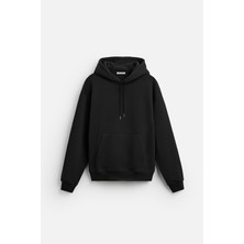 Kanguru Cepli Oversize Kalıp Unisex Düz Hoodie