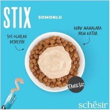 Schesir Cat Stick Somonlu Sıvı Kedi Ödül Maması 6 Adet 15 Gr