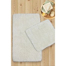 Chilai Home Cotton Basic Ekru 2'li Set Banyo Halısı Bpmk