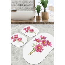 Chilai Home Sitivo Beyaz Banyo Halısı Djt 3 Lü Set
